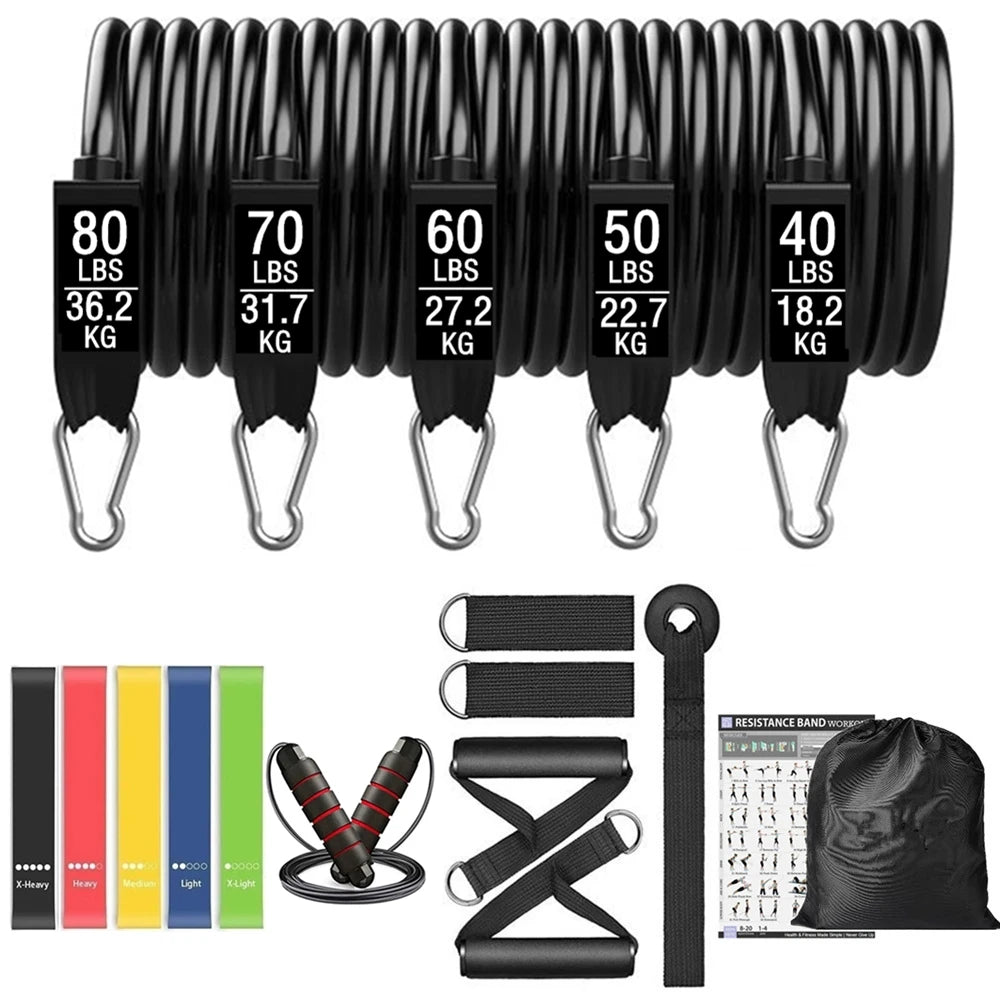 Fitness Resistance Bar Set