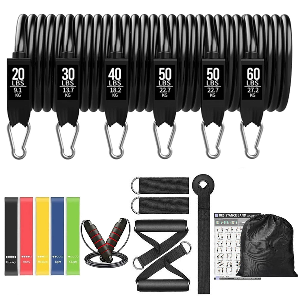 Fitness Resistance Bar Set
